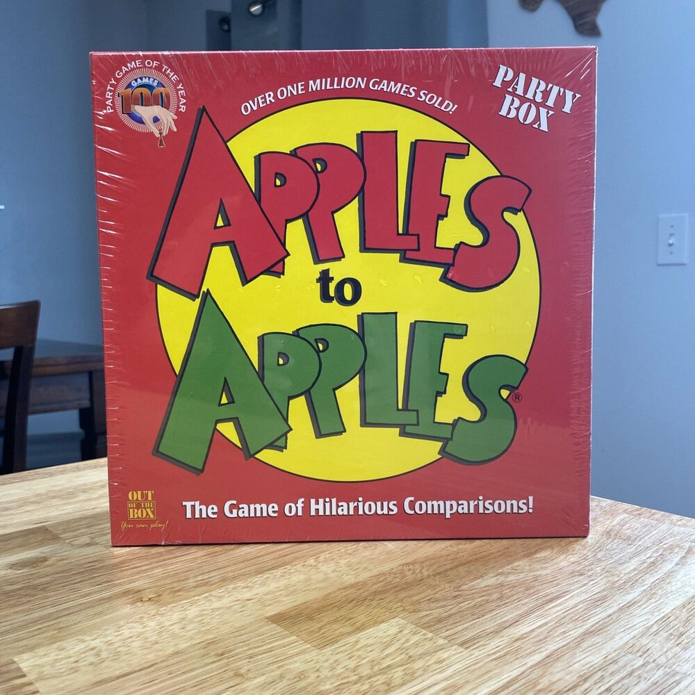 Apples to Apples Game Out Of The Box Party Box Brand New Sealed